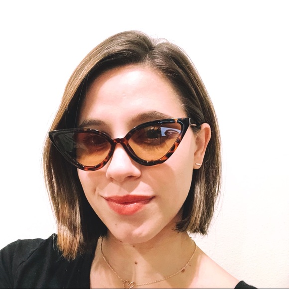 Tortoise retro ladies chic cat eye sunglasses - Picture 4 of 4